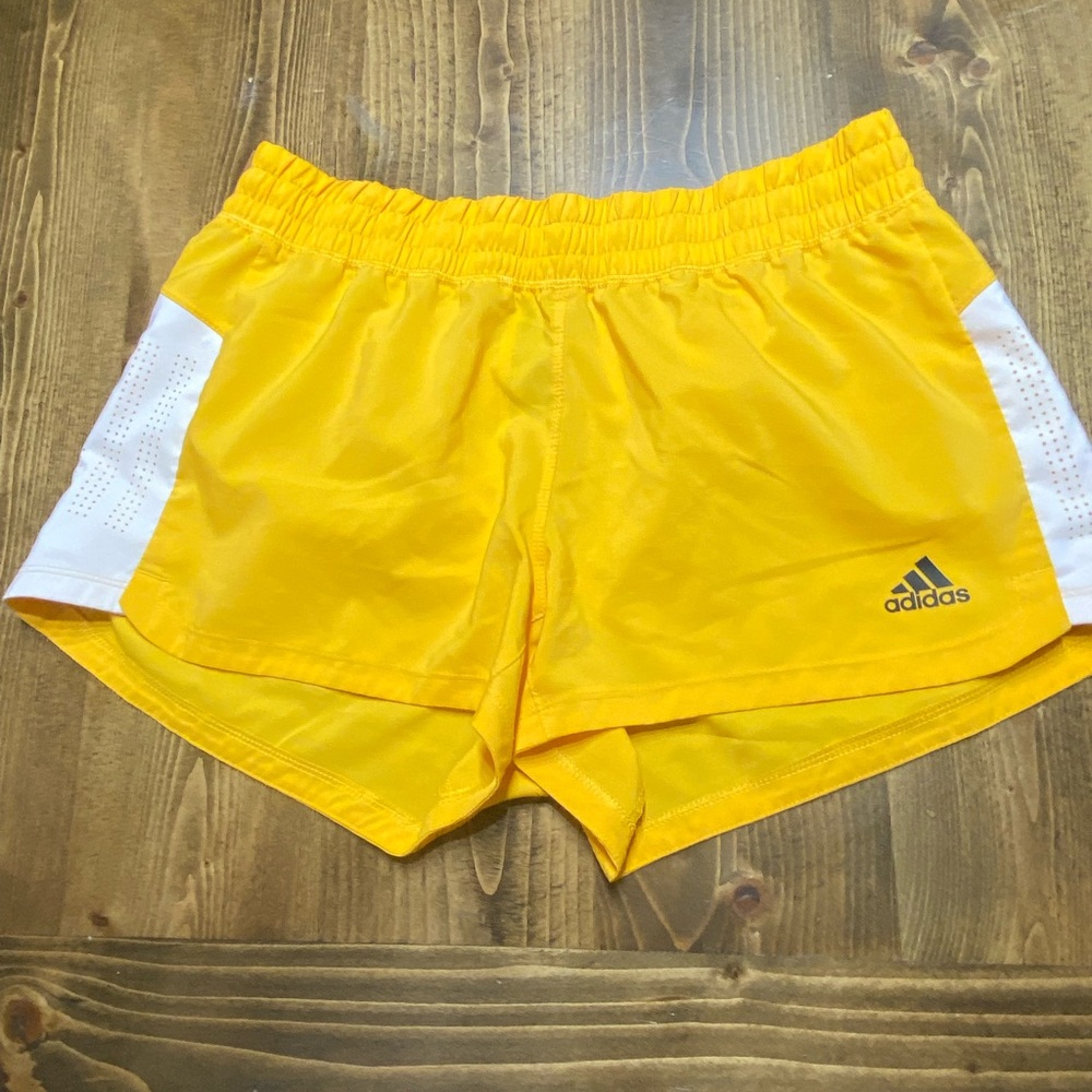 cute yellow athletic shorts